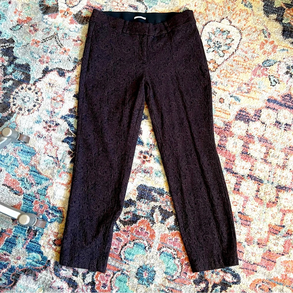 Women’s Lane Bryant Chocolate Brocade pants. Size 14, regular length.